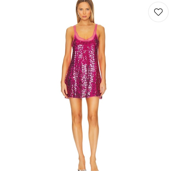 Intimately Free People Disco Fever Mini Slip Dress In Gold Size L - Picture 6 of 14